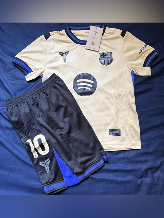 Other - 25/26 Barcelona  Away jersey Set #Lamine Yamal 10 # kids Size(20-28)